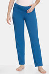 Coucou Bamboo Cotton Maternity Pyjama - Blue Horizon — thumbnail 2